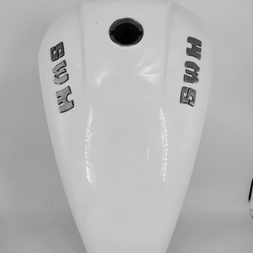 Depósito de gasolina SWM Outlaw y Ace of Spades, 500cc, 440cc y 125cc blanco - Imagen 1
