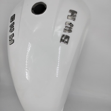 Depósito de gasolina SWM Outlaw y Ace of Spades, 500cc, 440cc y 125cc blanco - Imagen 2