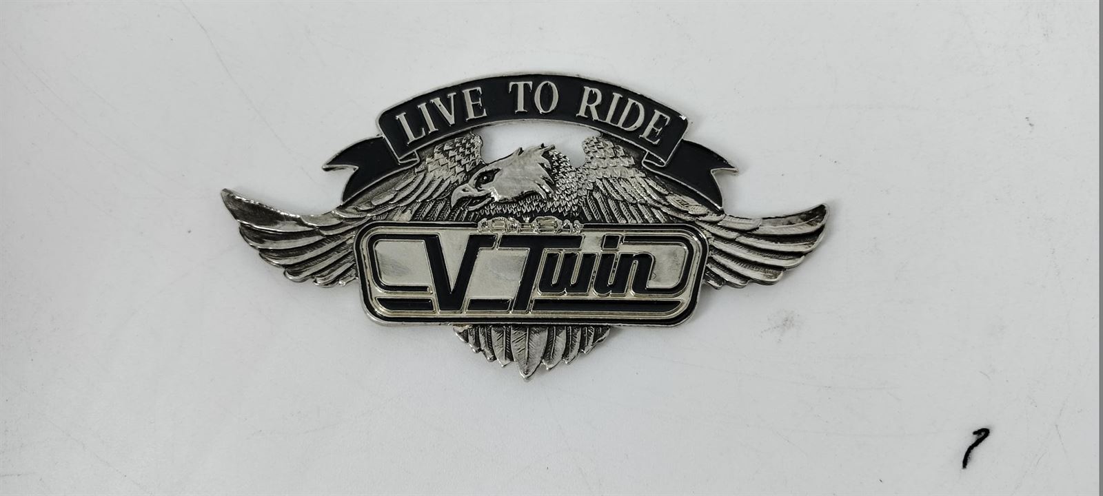 Emblema V-Twin para moto custom - Imagen 1