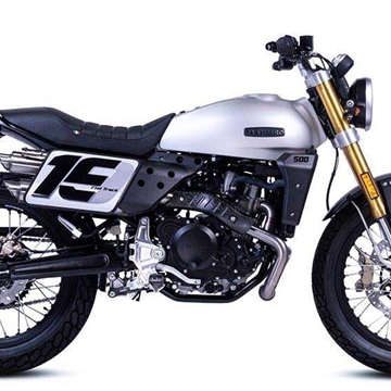 Fantic Caballero 500 Flat Track plata - Imagen 1