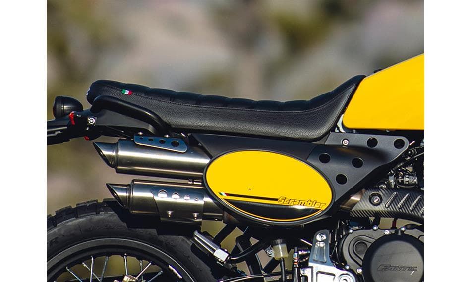 Fantic Caballero 500 Scrambler amarilla - Imagen 3