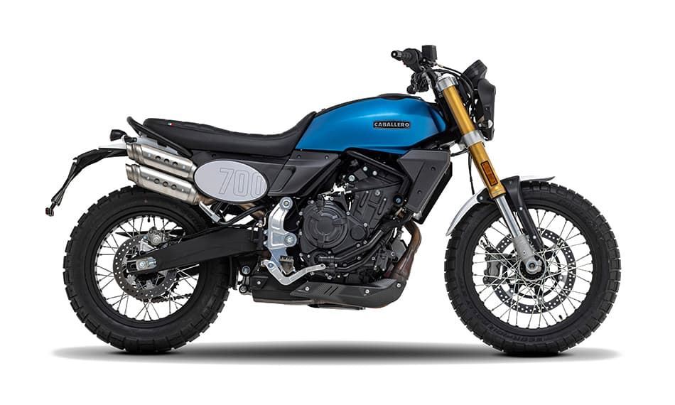 Fantic Caballero 700 Scrambler azul - Imagen 1