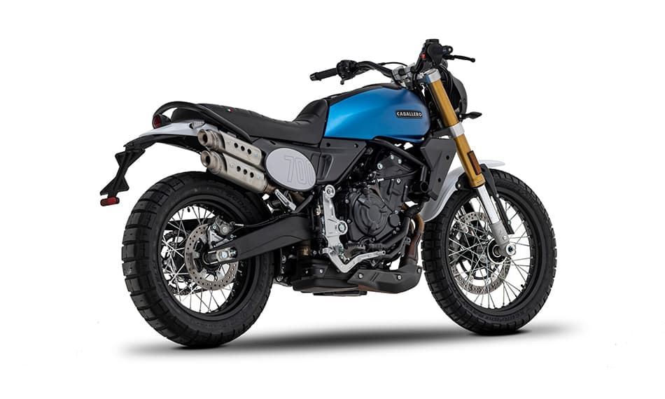 Fantic Caballero 700 Scrambler azul - Imagen 2