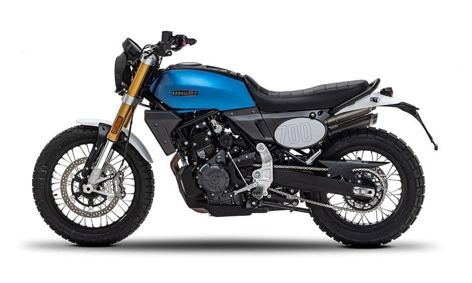 Fantic Caballero 700 Scrambler azul - Imagen 3