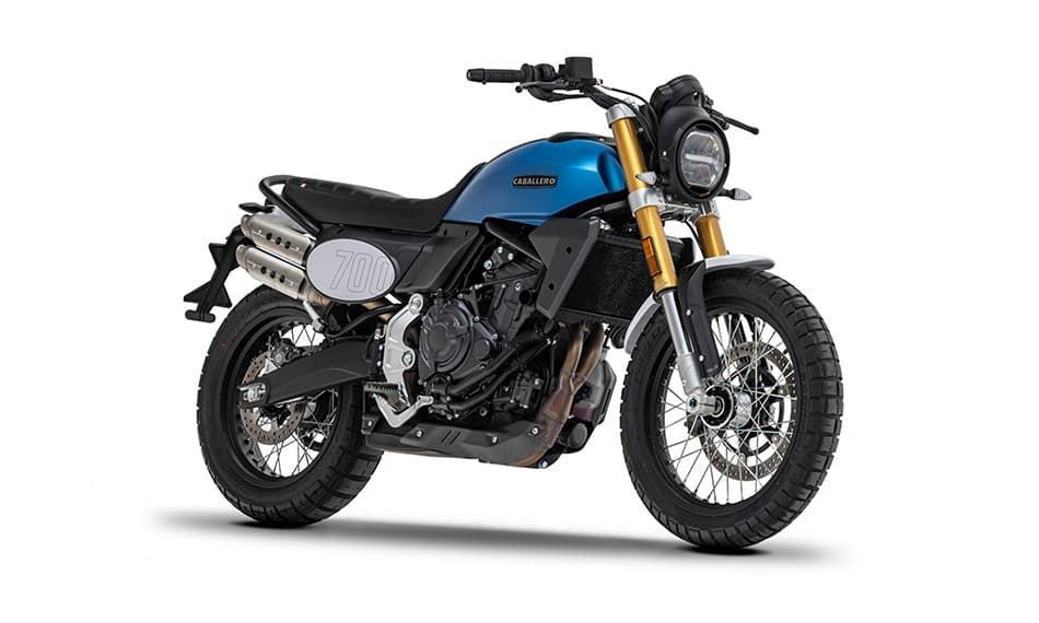 Fantic Caballero 700 Scrambler azul - Imagen 4