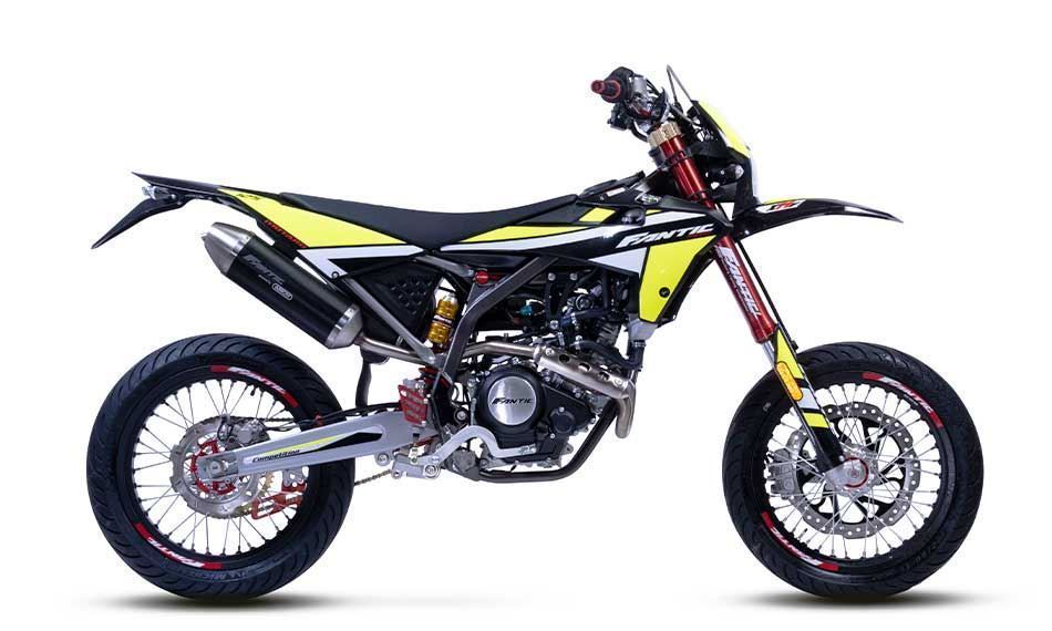 Fantic XMF 125 Competition amarilla. - Imagen 1