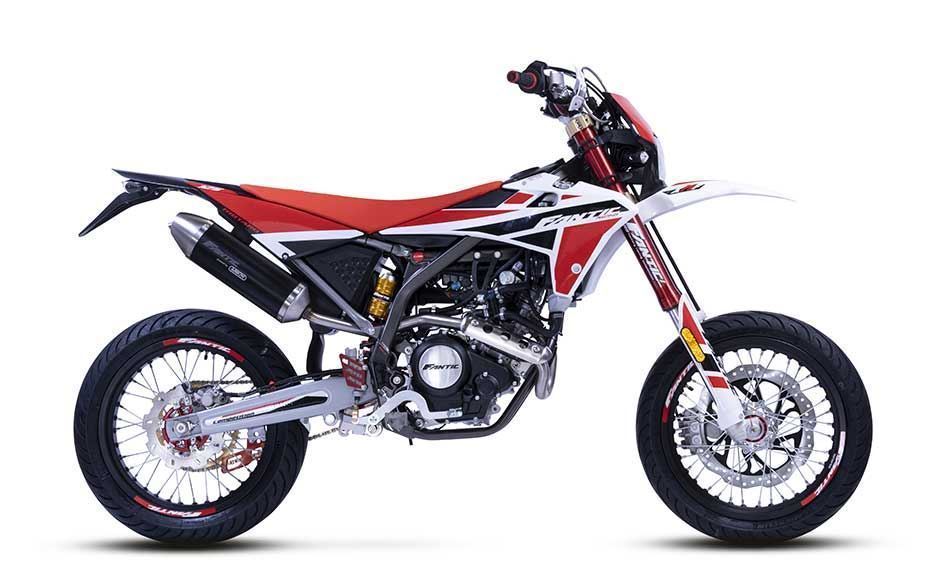 Fantic XMF 125 Competition roja. - Imagen 1