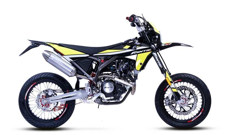 Fantic XMF 125 Performance amarillo - Imagen 1