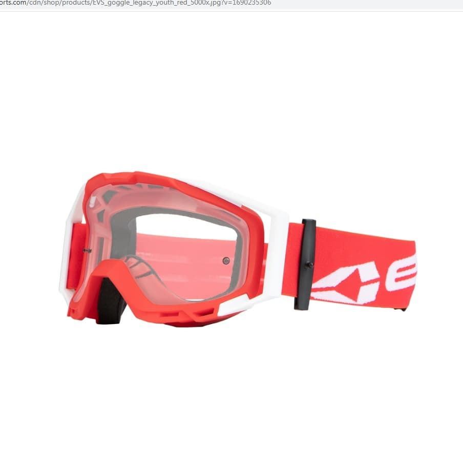 Gafas EVS Legacy junior rojo/blanco - Imagen 1