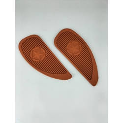 Gomas laterales / embellecedores de depósito marrón - Imagen 1