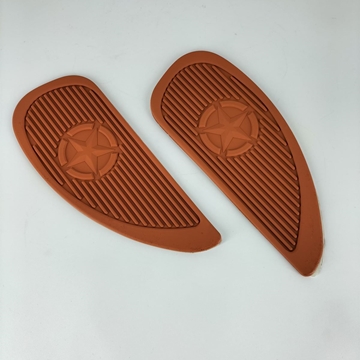 Gomas laterales / embellecedores de depósito marrón - Imagen 1