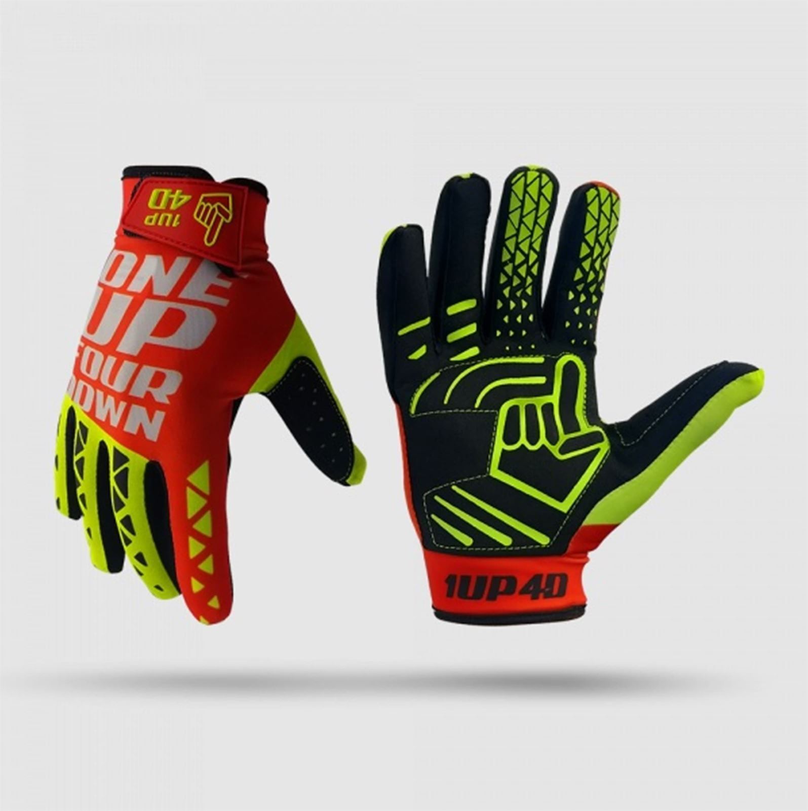 Guantes 1Up 4D Kronos junior rojo - Imagen 1