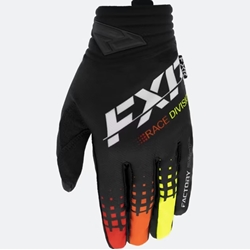 Guantes FXR Prime Slip-ON Cuff Rojo/negro/fluor - Imagen 1