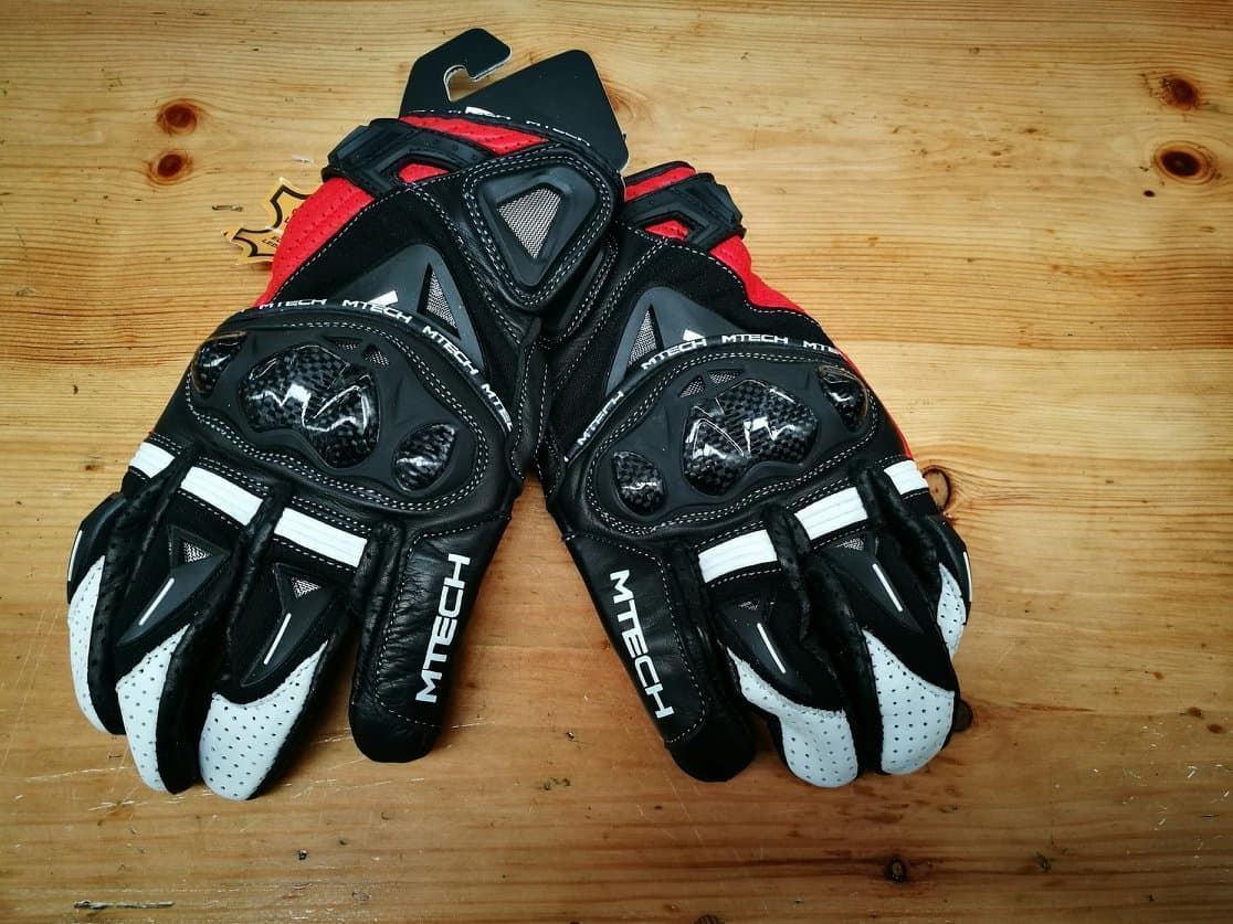 Guantes M-Tech Chicago rojo - Imagen 2