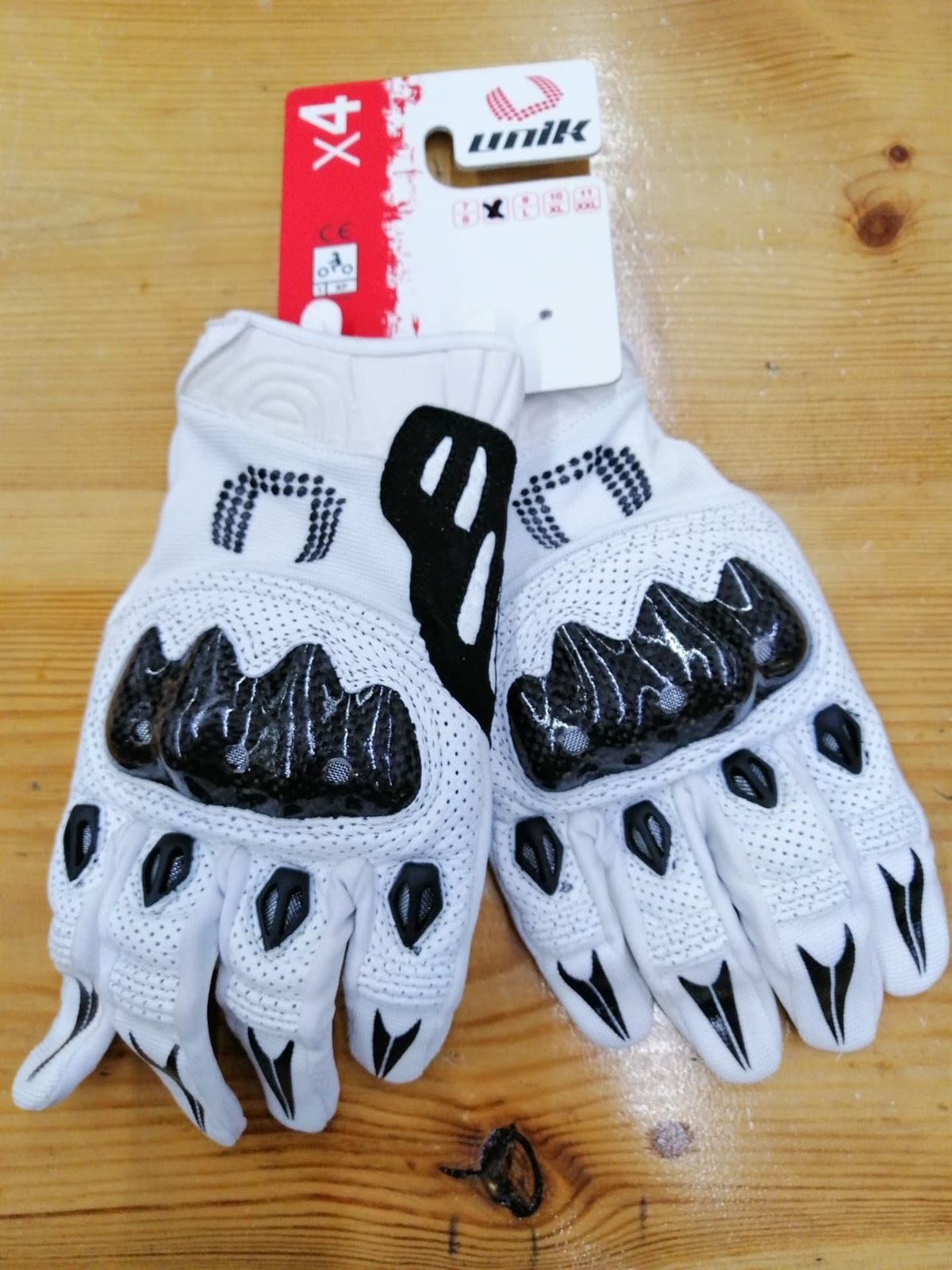 Guantes Unik X-4 blanco - Imagen 2