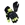 Guantes Unik X-6 negro/fluor - Imagen 1