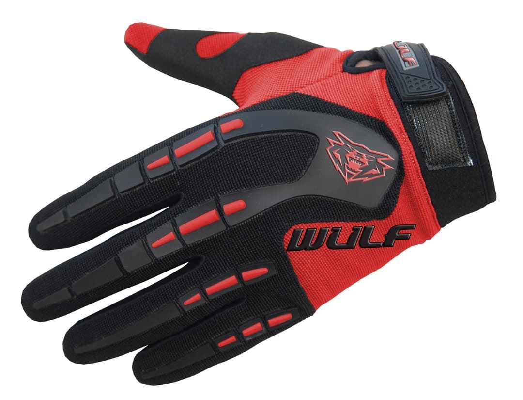 Guantes Enduro Hebo Scratch Rojo