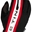 Guantes Xciting X-City Avenue negro/rojo - Imagen 1