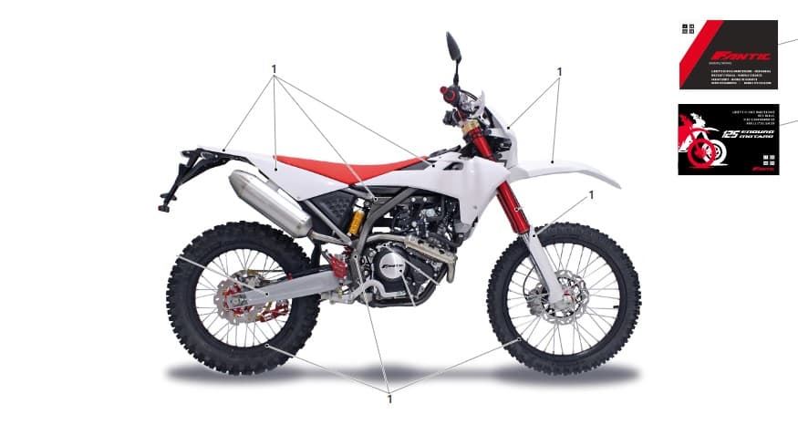 Kit adhesivos Fantic XEF 125 4T Performance - Imagen 2
