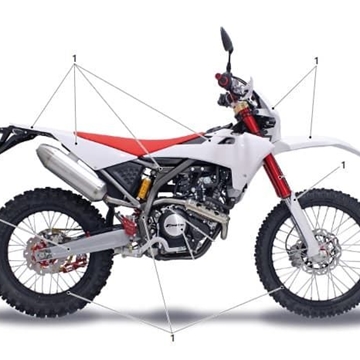 Kit adhesivos Fantic XEF 125 4T Performance - Imagen 2