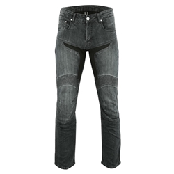 Pantalón vaquero Unik JP-0A negro con kevlar - Imagen 1