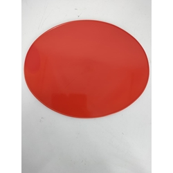 Portanúmeros universal UFO rojo - Imagen 1