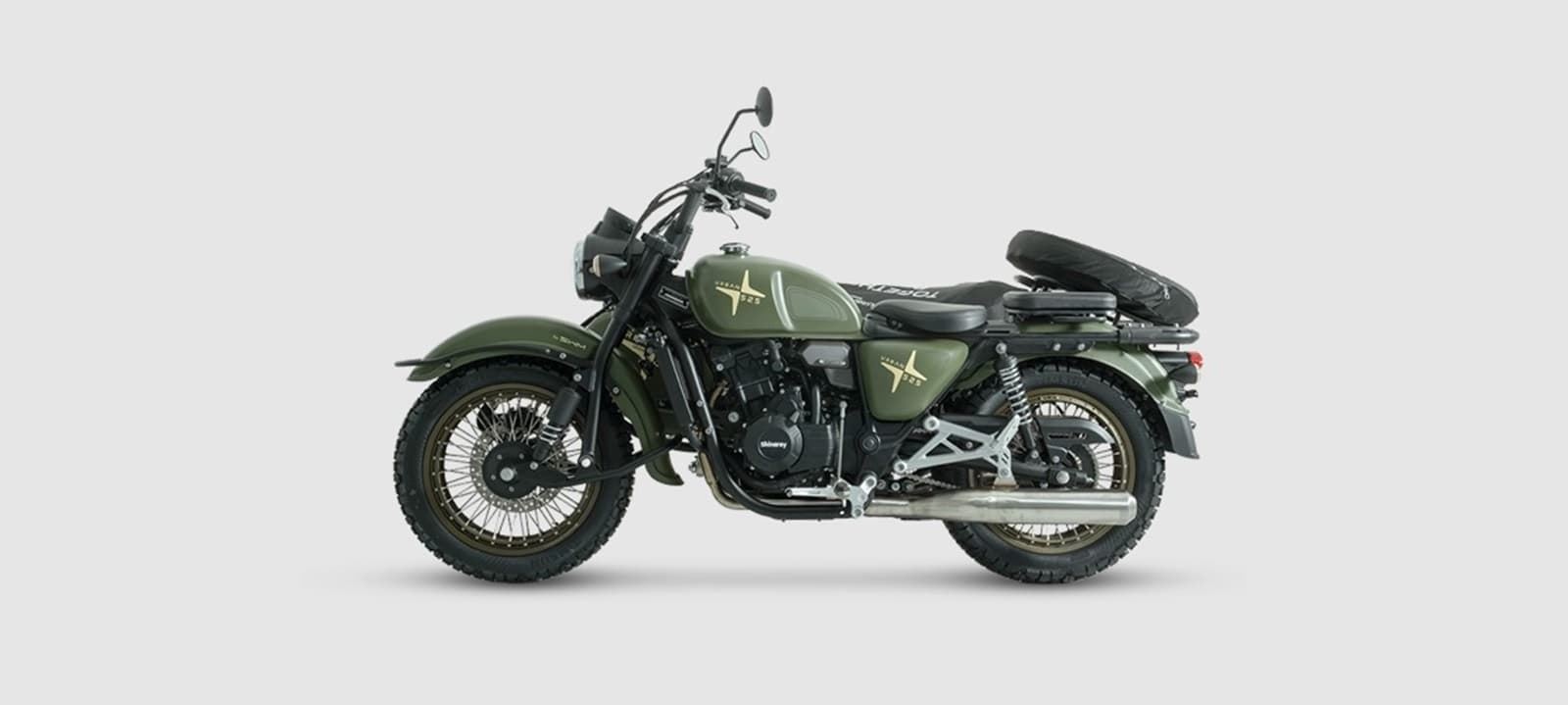 Sidecar SWM Urban 525 Verde - Imagen 1
