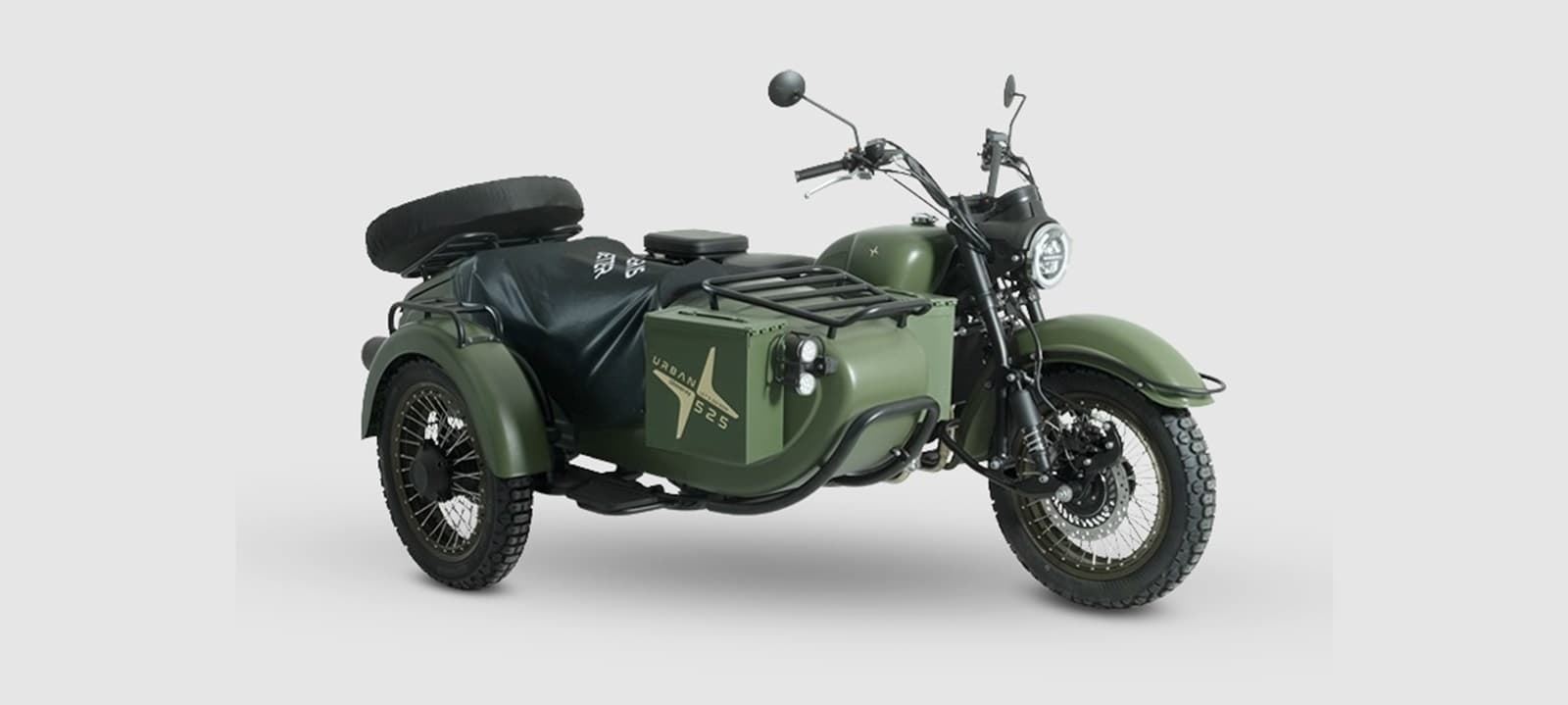 Sidecar SWM Urban 525 Verde - Imagen 2