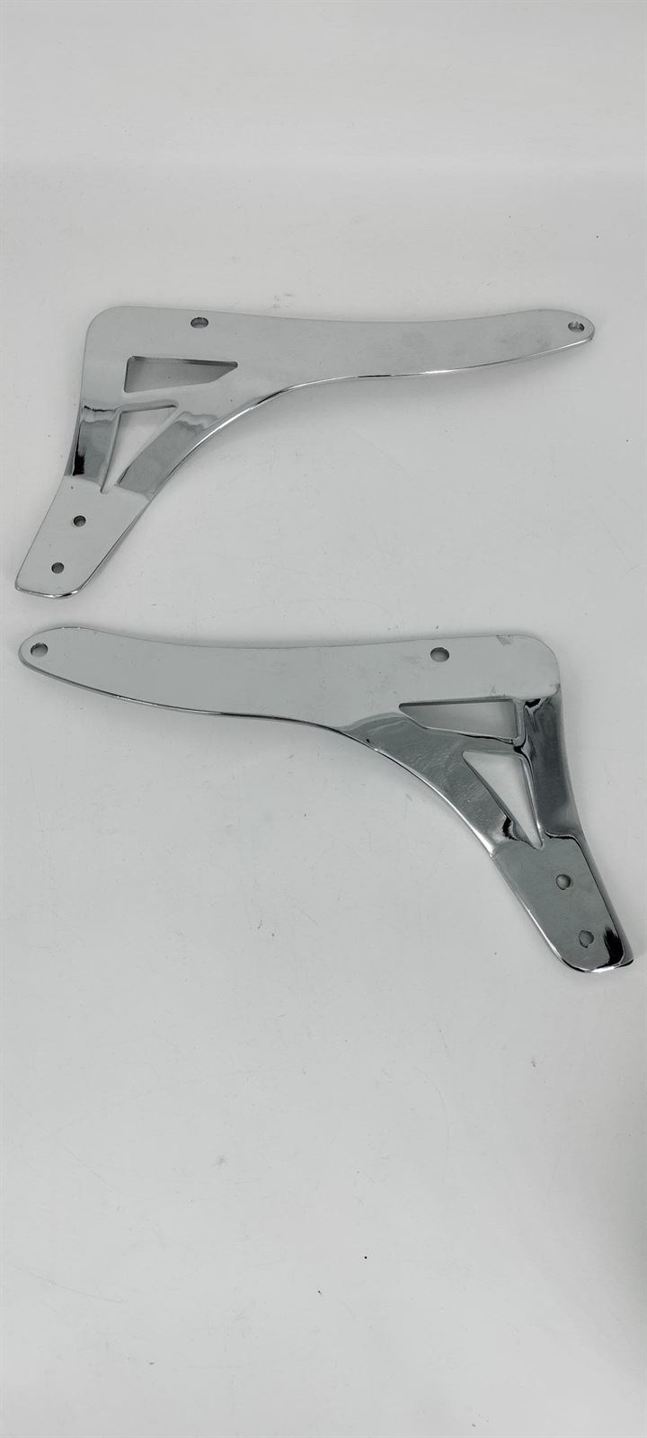 Soporte portaequipajes trasero cromado para Yamaha, Honda y Hyosung - Imagen 1