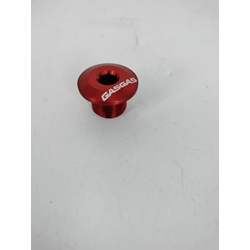 Tuerca eje rueda delantera Jitsie rojo para Gasgas trial - Imagen 1