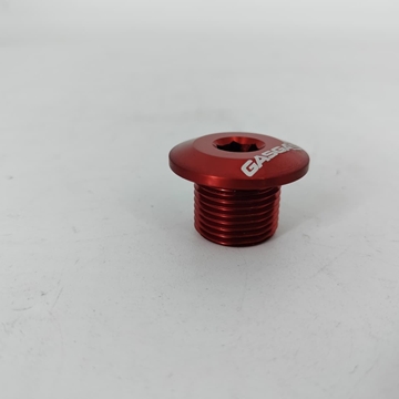 Tuerca eje rueda delantera Jitsie rojo para Gasgas trial - Imagen 2